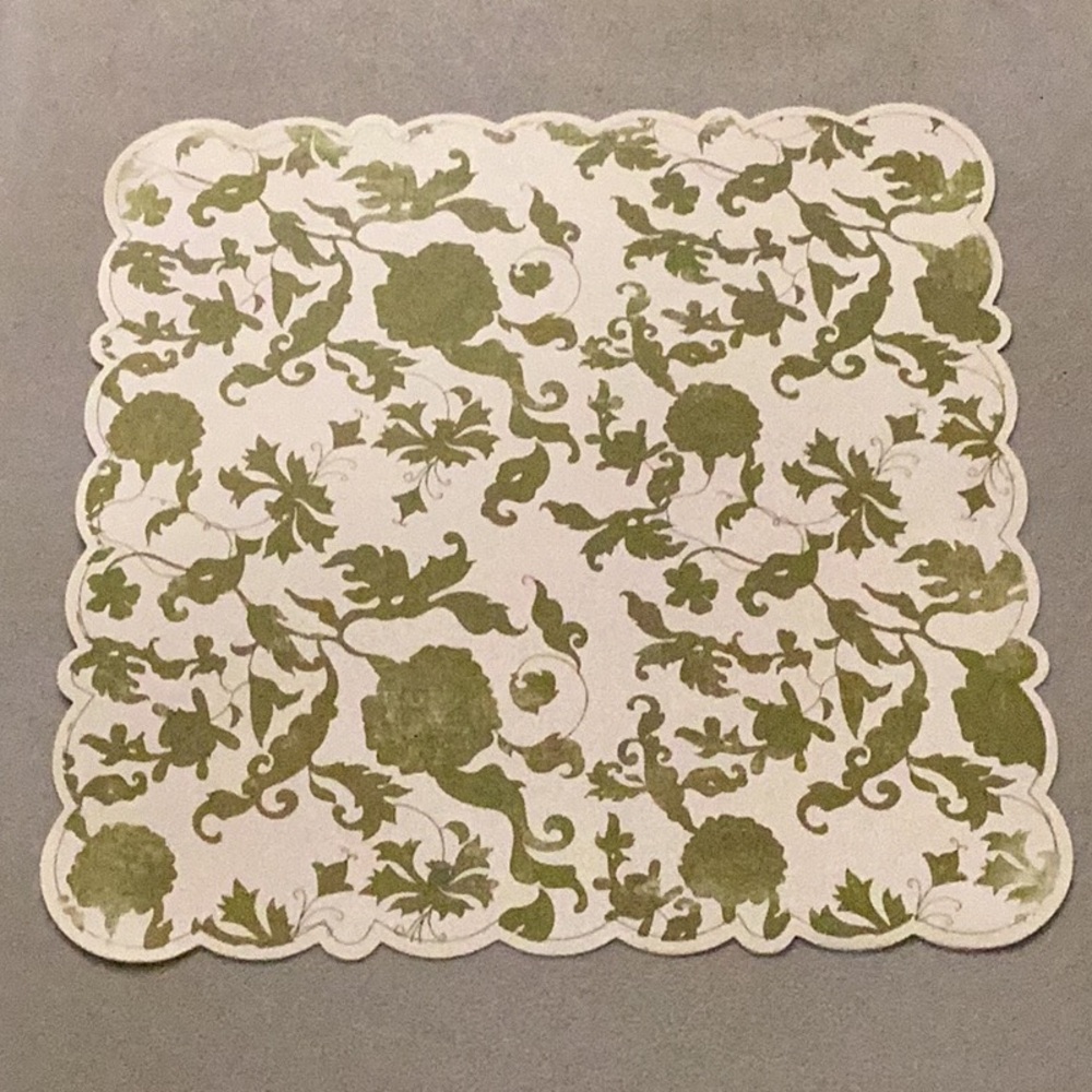 Scallop edged 12x 12 paper